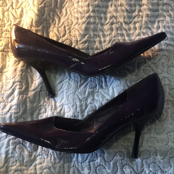 Purple pointy toe & heel shoes - Picture 3 of 8